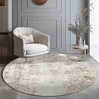 Amazon.com: jinchan Round Rug 4ft Modern Area Rug 4' Round